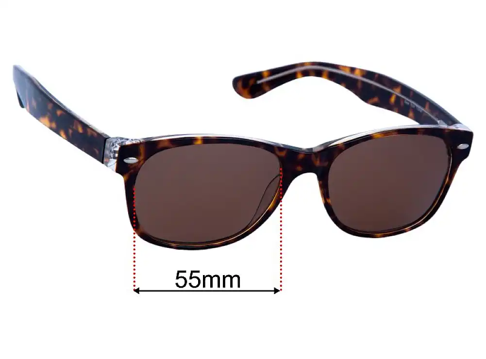 Sunglass Fix Ersatzgläser für MCRX New York - 55mm Wide Sunglass Fix Ersatzgläser für MCRX New York - 55mm Wide