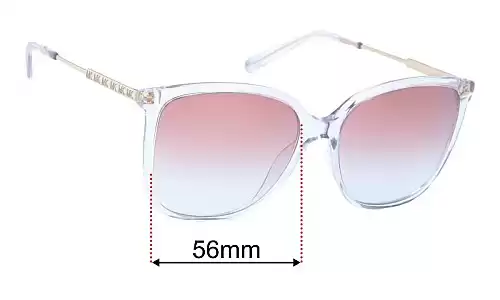 Sunglass Fix Ersatzgläser für Michael Kors MK2169 Avellino - 56mm Wide Michael Kors MK2169 Avellino Ersatzlinsen 56mm wide