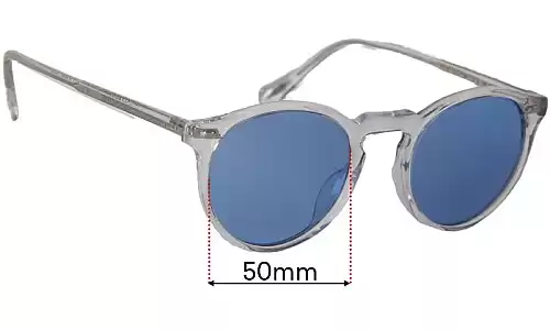 Sunglass Fix Ersatzgläser für Oliver Peoples OV5217S Gregory Peck - 50mm Wide Oliver Peoples OV5217S Gregory Peck Ersatzlinsen 50mm wide