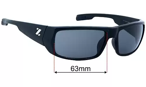 Sunglass Fix Ersatzgläser für Zeal Snapshot - 63mm Wide Zeal Snapshot Ersatzlinsen 63mm wide