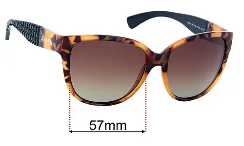 Sunglass Fix Replacement Lenses for Ralph Lauren RA 5181 57mm Ralph Lauren RA 5181 Replacement Lenses 57mm wide