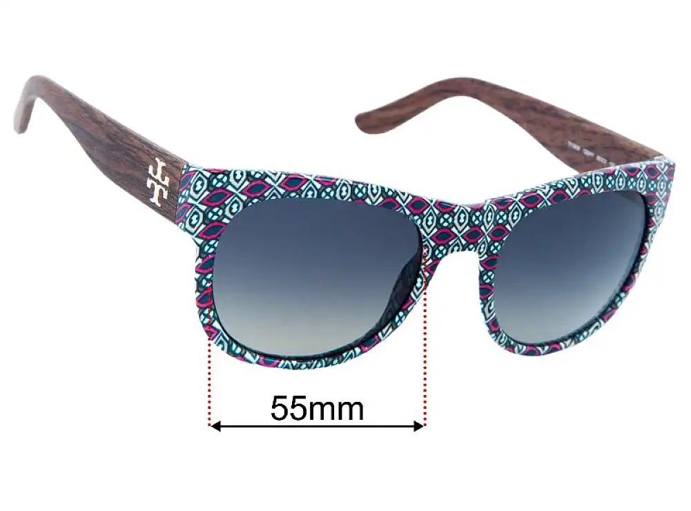 Sunglass Fix Ersatzgläser für Tory Burch TY9026 - 55mm Wide Sunglass Fix Ersatzgläser für Tory Burch TY9026 - 55mm Wide