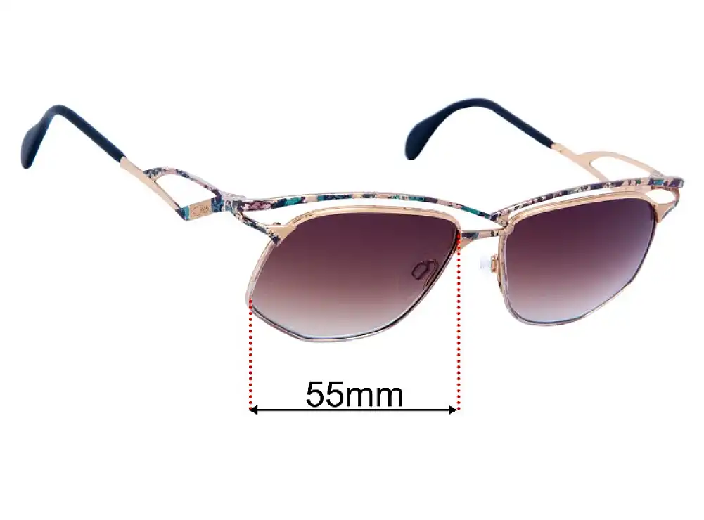 Sunglass Fix Ersatzgläser für Cazal MOD 255 - 55mm Wide Sunglass Fix Ersatzgläser für Cazal MOD 255 - 55mm Wide