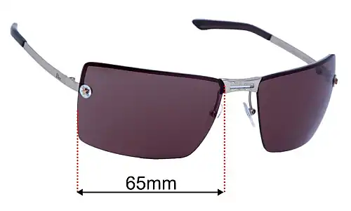 Sunglass Fix Ersatzgläser für Christian Dior Adiorable 2/L - 65mm Wide Christian Dior Adiorable 2/L Ersatzlinsen 65mm wide