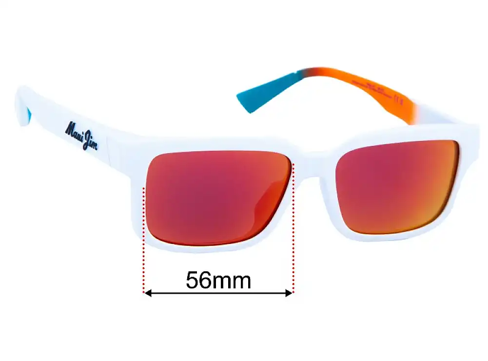 Sunglass Fix Replacement Lenses for Maui Jim MJ655 Hiapo Asian Fit - 56mm Wide Sunglass Fix Replacement Lenses for Maui Jim MJ655 Hiapo Asian Fit - 56mm Wide
