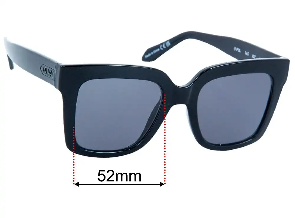 Sunglass Fix Ersatzgläser für Quay Icy - 52mm Wide Sunglass Fix Ersatzgläser für Quay Icy - 52mm Wide