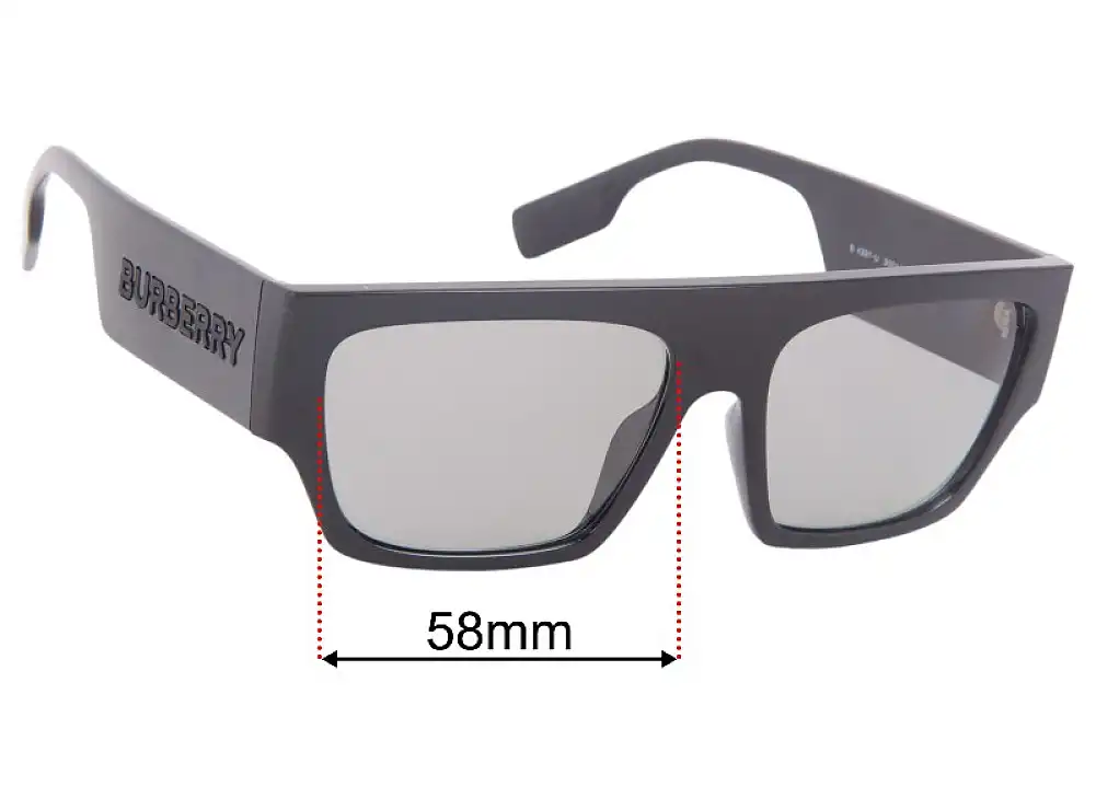 Sunglass Fix Ersatzgläser für Burberry B 4397-U - 58mm Wide Sunglass Fix Ersatzgläser für Burberry B 4397-U - 58mm Wide