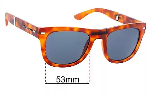 Sunglass Fix Ersatzgläser für Dolce & Gabbana DG6089 - 53mm Wide Dolce & Gabbana DG6089 Ersatzlinsen 53mm wide