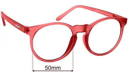 Sunglass Fix Ersatzgläser für Goodr Influencers Pay Double - 50mm Wide Goodr Influencers Pay Double Ersatzlinsen 50mm wide