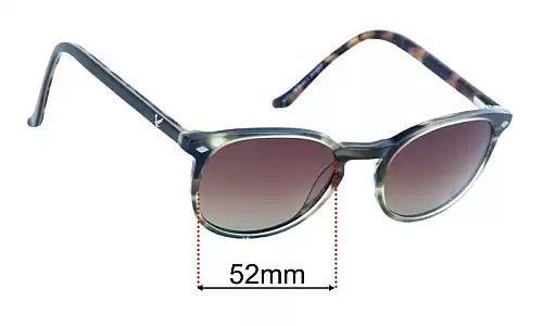 Sunglass Fix Replacement Lenses for Lyle & Scott Busby 1 52mm Lyle & Scott Busby 1 Replacement Lenses 52mm wide