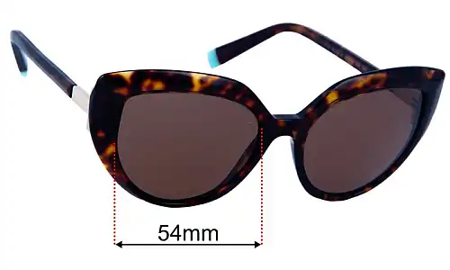 Sunglass Fix Ersatzgläser für Tiffany & Co TF4170 - 54mm Wide Tiffany & Co TF4170 Ersatzlinsen 54mm wide