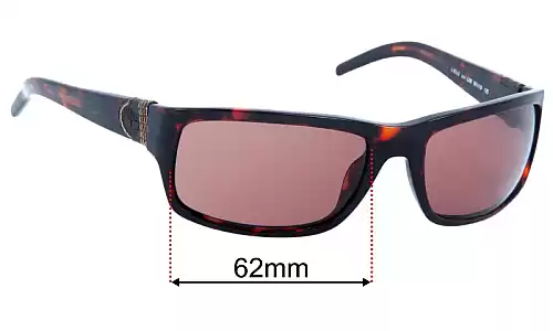 Sunglass Fix Ersatzgläser für Timberland TB2052 - 62mm Wide Timberland TB2052 Ersatzlinsen 62mm wide
