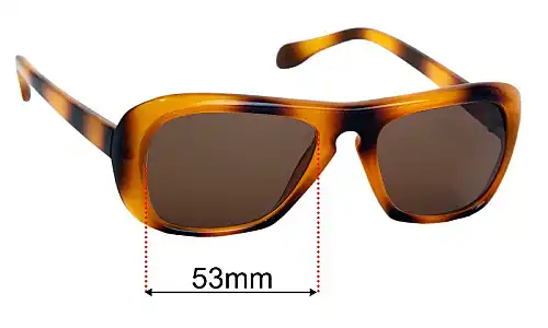 Sunglass Fix Ersatzgläser für Shady Spex Kid Congo - 53mm Wide Shady Spex Kid Congo Ersatzlinsen 53mm wide