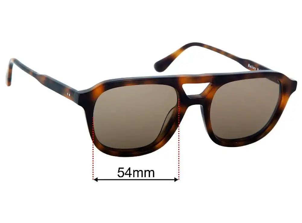 Sunglass Fix Ersatzgläser für Bailey Nelson Bessie II - 54mm Wide Sunglass Fix Ersatzgläser für Bailey Nelson Bessie II - 54mm Wide