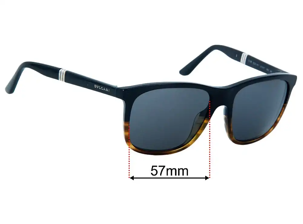 Sunglass Fix Ersatzgläser für Bvlgari 7016 - 57mm Wide Sunglass Fix Ersatzgläser für Bvlgari 7016 - 57mm Wide