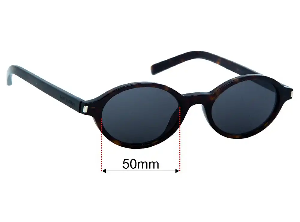 Sunglass Fix Replacement Lenses for Saint Laurent SL 751 - 50mm Wide Sunglass Fix Replacement Lenses for Saint Laurent SL 751 - 50mm Wide