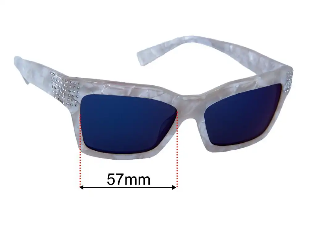 Sunglass Fix Ersatzgläser für Alain Mikli Arlette - 57mm Wide Sunglass Fix Ersatzgläser für Alain Mikli Arlette - 57mm Wide