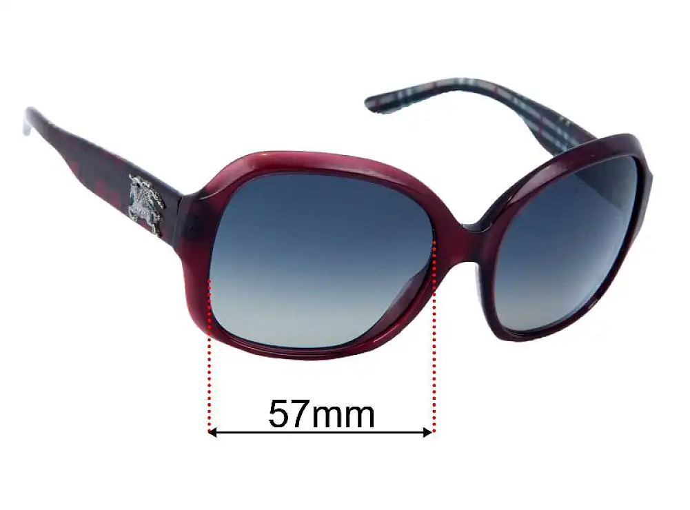 Sunglass Fix Ersatzgläser für Burberry B 4058 - 57mm Wide Sunglass Fix Ersatzgläser für Burberry B 4058 - 57mm Wide
