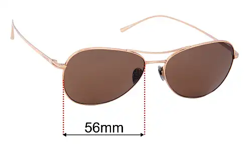 Sunglass Fix Ersatzgläser für Chanel 2190-T - 56mm Wide Chanel 2190-T Ersatzlinsen 56mm wide