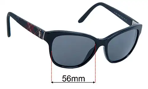 Sunglass Fix Ersatzgläser für Polo PH 4093 - 56mm Wide Polo PH 4093 Ersatzlinsen 56mm wide