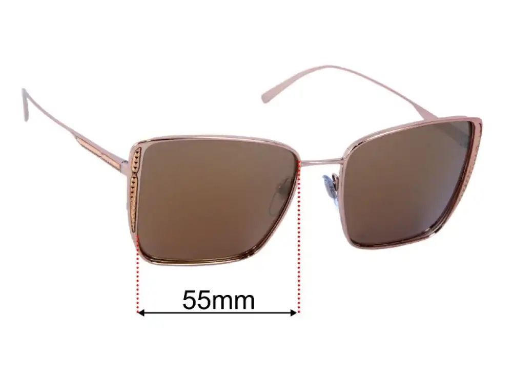 Sunglass Fix Ersatzgläser für Bvlgari 6176 - 55mm Wide Sunglass Fix Ersatzgläser für Bvlgari 6176 - 55mm Wide