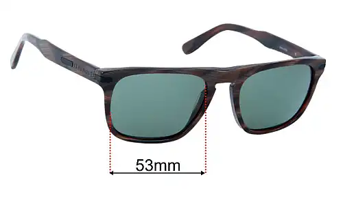 Sunglass Fix Ersatzgläser für Serengeti Enrico - 53mm Wide Serengeti Enrico Ersatzlinsen 53mm wide