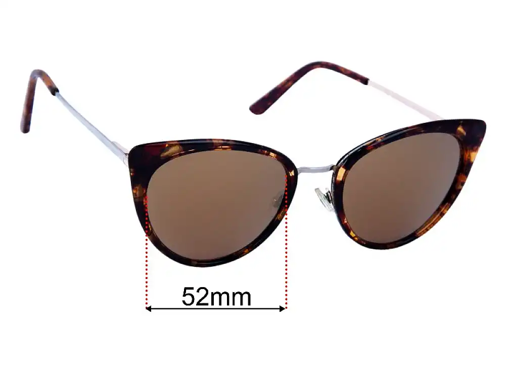 Sunglass Fix Ersatzgläser für Ugly Fish Venus - 52mm Wide Sunglass Fix Ersatzgläser für Ugly Fish Venus - 52mm Wide