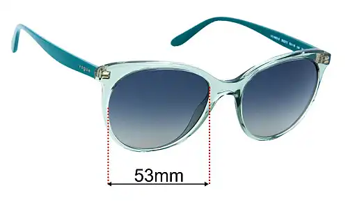 Sunglass Fix Ersatzgläser für Vogue VO5453-S - 53mm Wide Vogue VO5453-S Ersatzlinsen 53mm wide
