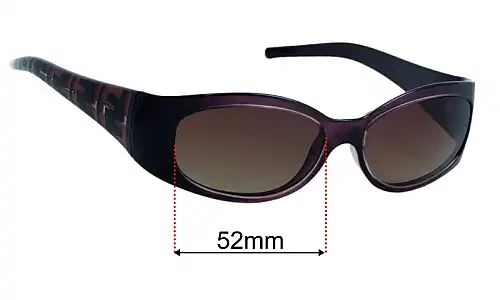 Sunglass Fix Replacement Lenses for Fendi FS 301 - 54mm Wide Fendi FS 301 Replacement Lenses 54mm wide
