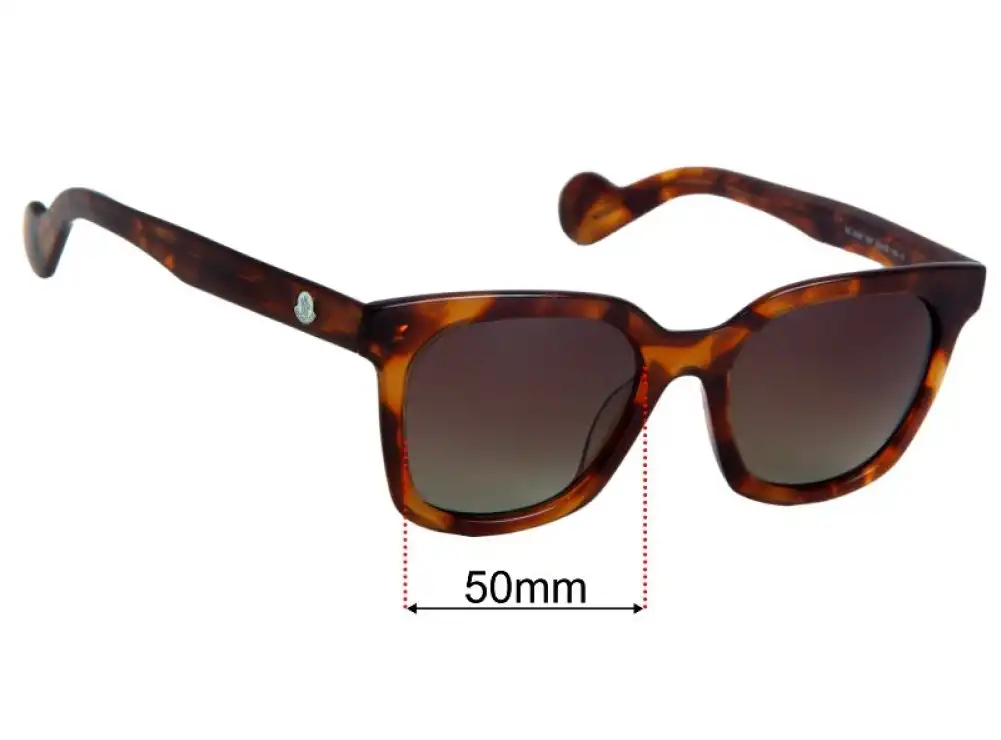 Sunglass Fix Ersatzgläser für Moncler ML 0040 - 50mm Wide Sunglass Fix Ersatzgläser für Moncler ML 0040 - 50mm Wide