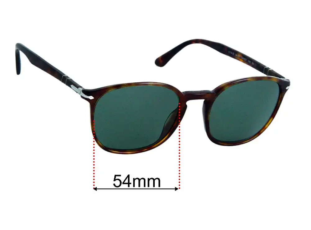 Sunglass Fix Ersatzgläser für Persol 3215-S - 54mm Wide Sunglass Fix Ersatzgläser für Persol 3215-S - 54mm Wide