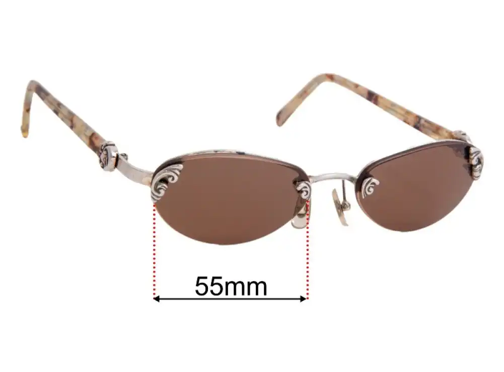 Sunglass Fix Ersatzgläser für Brighton Beautiful Mind - 55mm Wide Sunglass Fix Ersatzgläser für Brighton Beautiful Mind - 55mm Wide