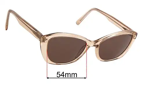 Sunglass Fix Ersatzgläser für Carla Zampatti Sun Rx 24 - 54mm Wide Carla Zampatti Sun Rx 24 Ersatzlinsen 54mm wide