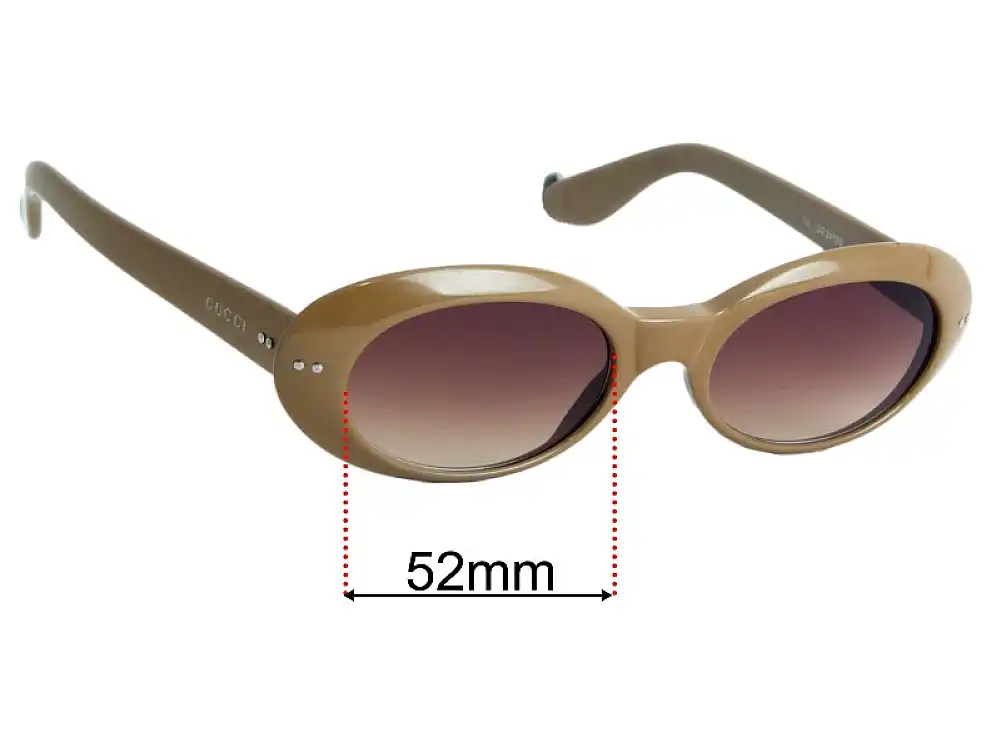 Sunglass Fix Ersatzgläser für Gucci GG2413/S - 52mm Wide Sunglass Fix Ersatzgläser für Gucci GG2413/S - 52mm Wide