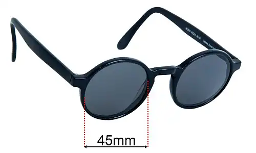 Sunglass Fix Ersatzgläser für Paul Taylor M 2003 - 45mm Wide Paul Taylor M 2003 Ersatzlinsen 45mm wide