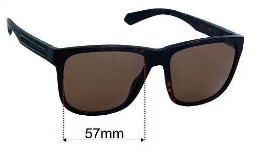 Sunglass Fix Ersatzgläser für Polaroid PLD2155/S - 57mm Wide Polaroid PLD2155/S Ersatzlinsen 57mm wide