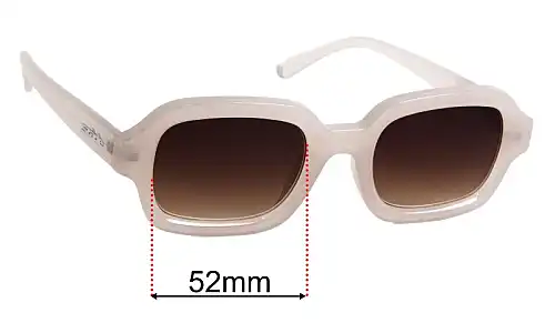 Sunglass Fix Ersatzgläser für Szade Watts - 52mm Wide Szade Watts Ersatzlinsen 52mm wide