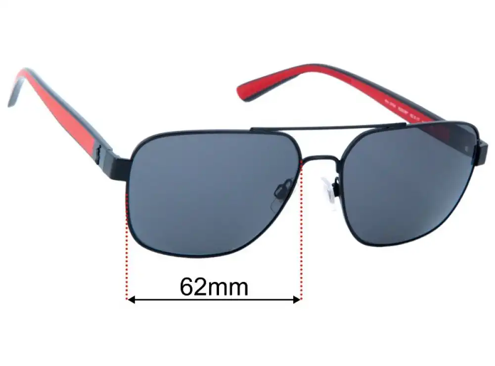 Sunglass Fix Ersatzgläser für Polo Polo PH 3154 - 62mm Wide Sunglass Fix Ersatzgläser für Polo Polo PH 3154 - 62mm Wide