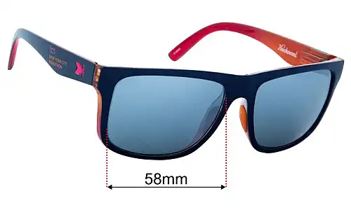 Sunglass Fix Ersatzgläser für Knockaround TCS New York City Marathon - 58mm Wide Knockaround TCS New York City Marathon Ersatzgläser 58mm wide