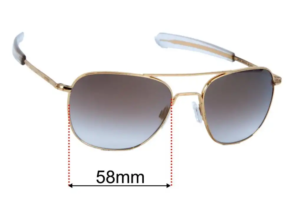 Sunglass Fix Ersatzgläser für Randolph Engineering AF106 - 58mm Wide Sunglass Fix Ersatzgläser für Randolph Engineering AF106 - 58mm Wide