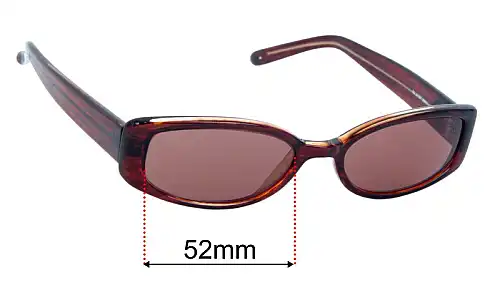 Sunglass Fix Replacement Lenses for Guess GU6106P - 52mm Wide Guess GU6106P Replacement Lenses 52mm wide