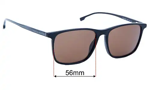 Sunglass Fix Ersatzgläser für Hugo Boss 1046/S/IT - 56mm Wide Hugo Boss 1046/S/IT Ersatzgläser 56mm wide