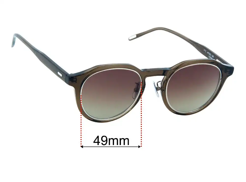 Sunglass Fix Ersatzgläser für Yuichi Toyama Kul - 49mm Wide Sunglass Fix Ersatzgläser für Yuichi Toyama Kul - 49mm Wide