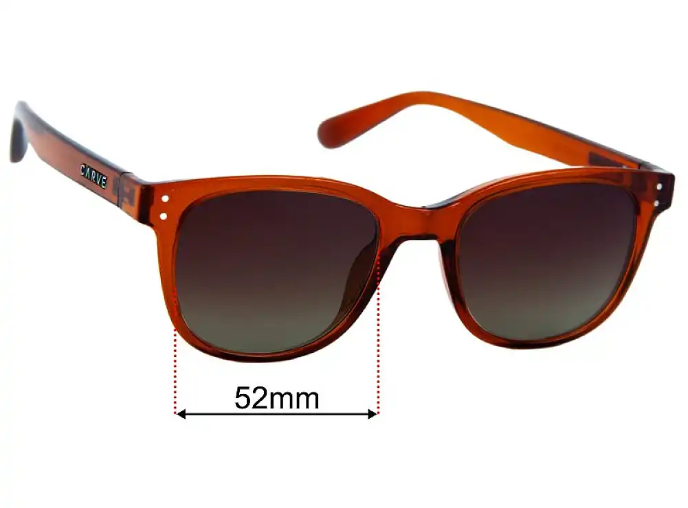 Sunglass Fix Ersatzgläser für Carve Homeland - 52mm Wide Sunglass Fix Ersatzgläser für Carve Homeland - 52mm Wide