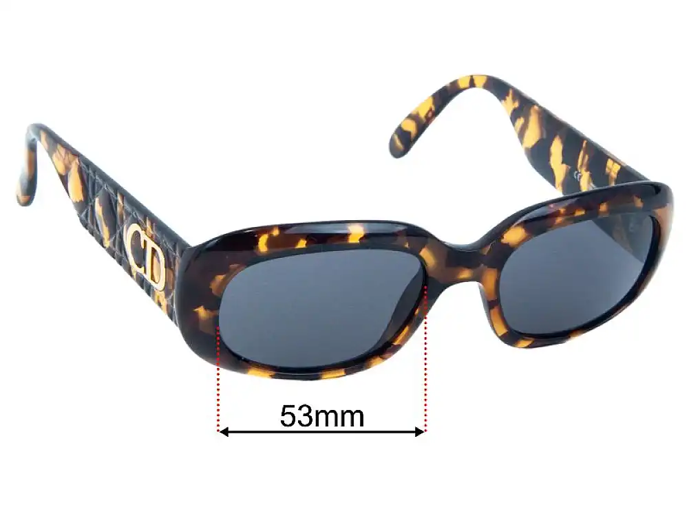 Sunglass Fix Replacement Lenses for Christian Dior CD2006 - 53mm Wide Sunglass Fix Replacement Lenses for Christian Dior CD2006 - 53mm Wide