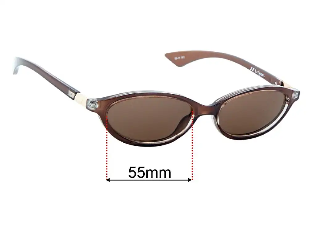 Sunglass Fix Replacement Lenses for Le Specs Duskfall 55mm Sunglass Fix Replacement Lenses for Le Specs Duskfall 55mm