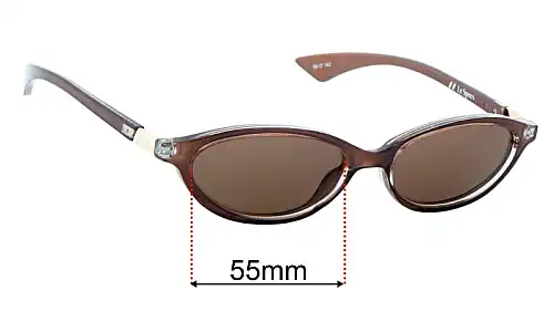 Sunglass Fix Replacement Lenses for Le Specs Duskfall 55mm Le Specs Duskfall Replacement Lenses 55mm wide