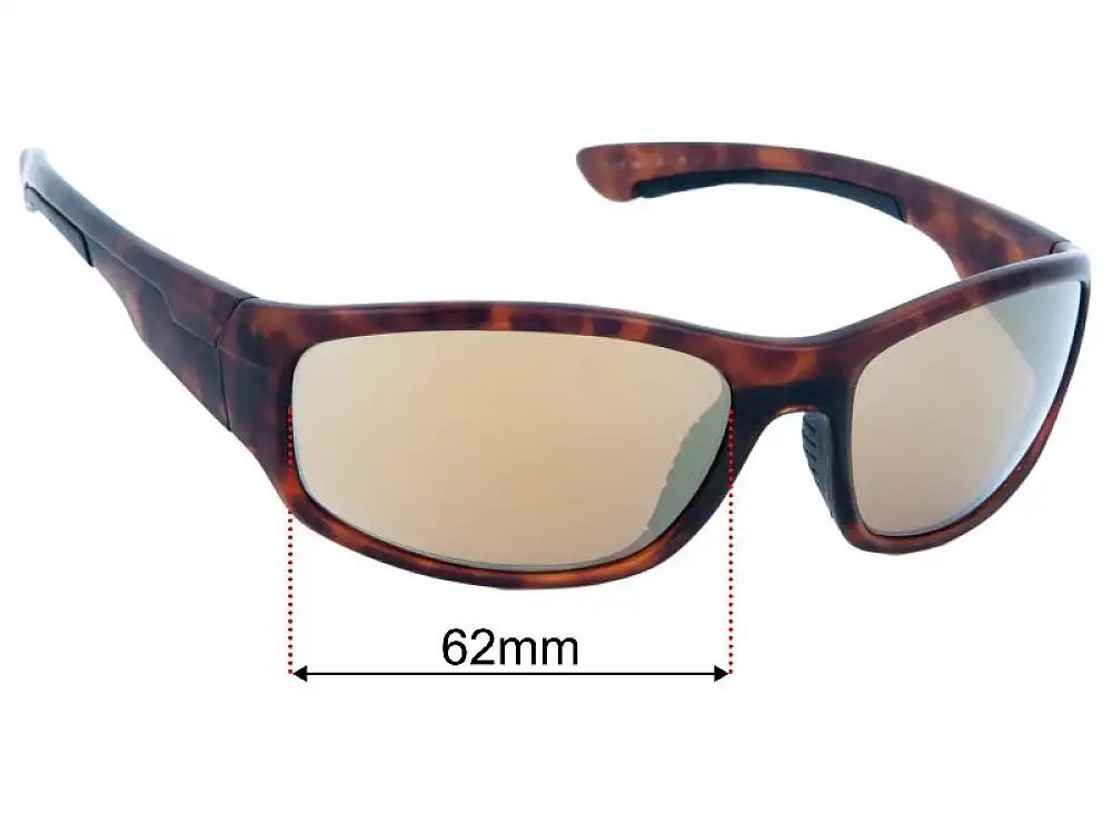Sunglass Fix Replacement Lenses for Progear U-1507 - 62mm Wide Sunglass Fix Replacement Lenses for Progear U-1507 - 62mm Wide