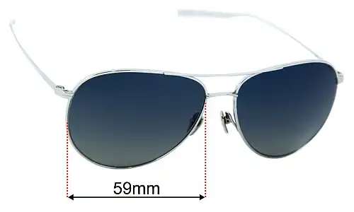 Sunglass Fix Replacement Lenses for Salt Francisco - 59mm Wide Salt Francisco Replacement Lenses 59mm wide