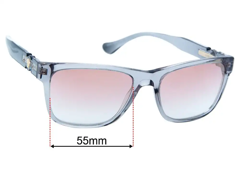 Sunglass Fix Ersatzgläser für Versace MOD 3303 - 55mm Wide Sunglass Fix Ersatzgläser für Versace MOD 3303 - 55mm Wide